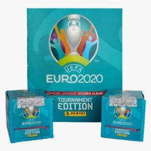 ÁLBUM + 2 CAJAS SELLADAS X 50 SOBRES EURO 2020 - PANINI