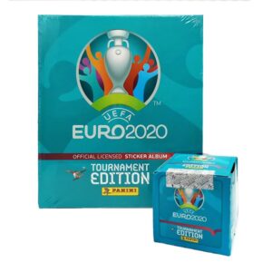 ÁLBUM PASTA DURA + CAJA SELLADA x 50 SOBRES EURO 2020 – PANINI