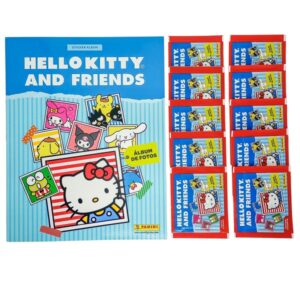 ÁLBUM HELLO KITTY AND FRIENDS + 10 SOBRES – PANINI