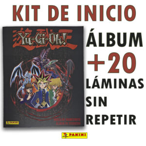 ÁLBUM Yu-Gi-Oh! + 20 STICKERS SIN REPETIR – PANINI